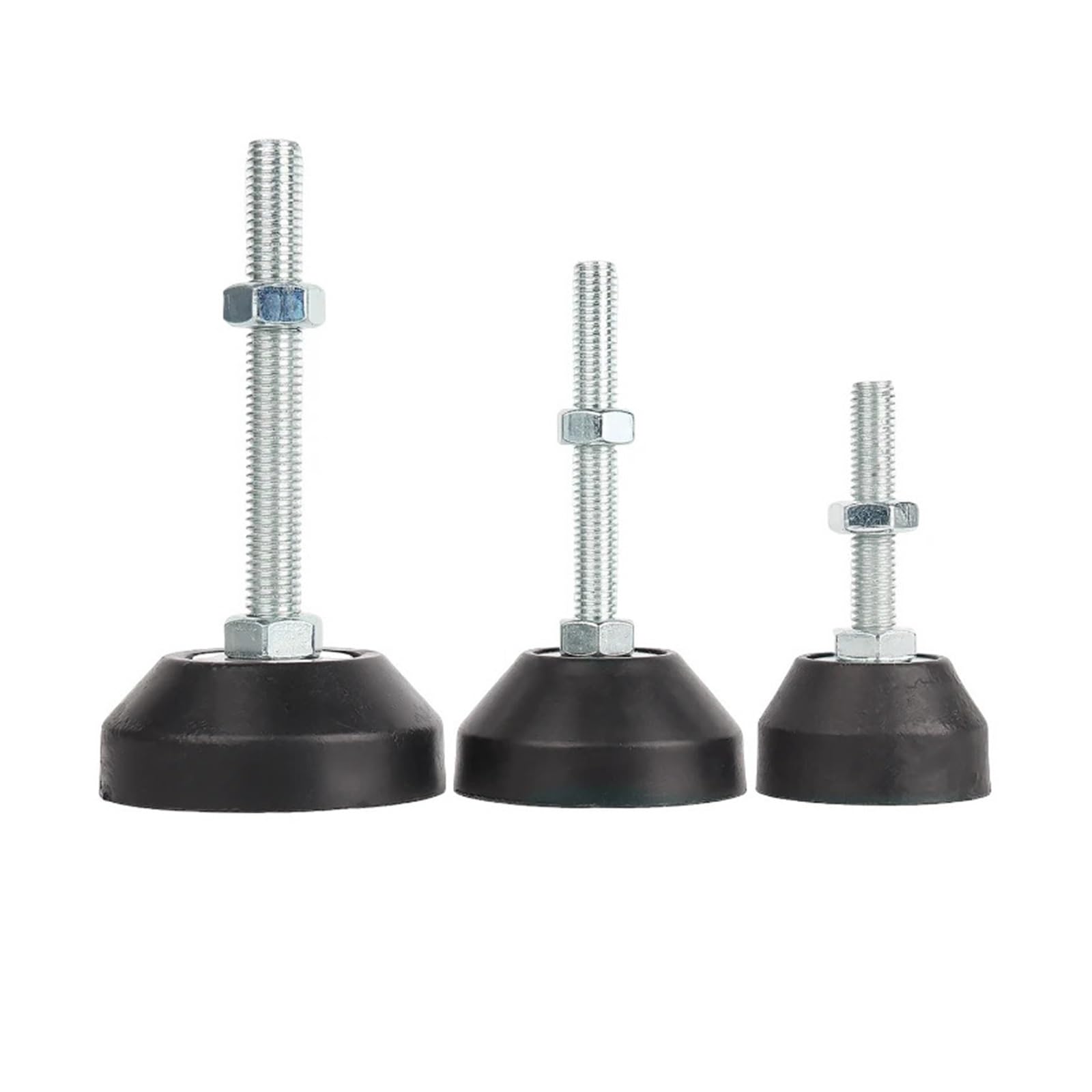 Niveladores de Muebles Pies, Pies Niveladores De Muebles Ajustables Base Giratoria Acero Al Carbono M6-M16 50-200 Mm 40-80(63mm,40-M12(10pcs))