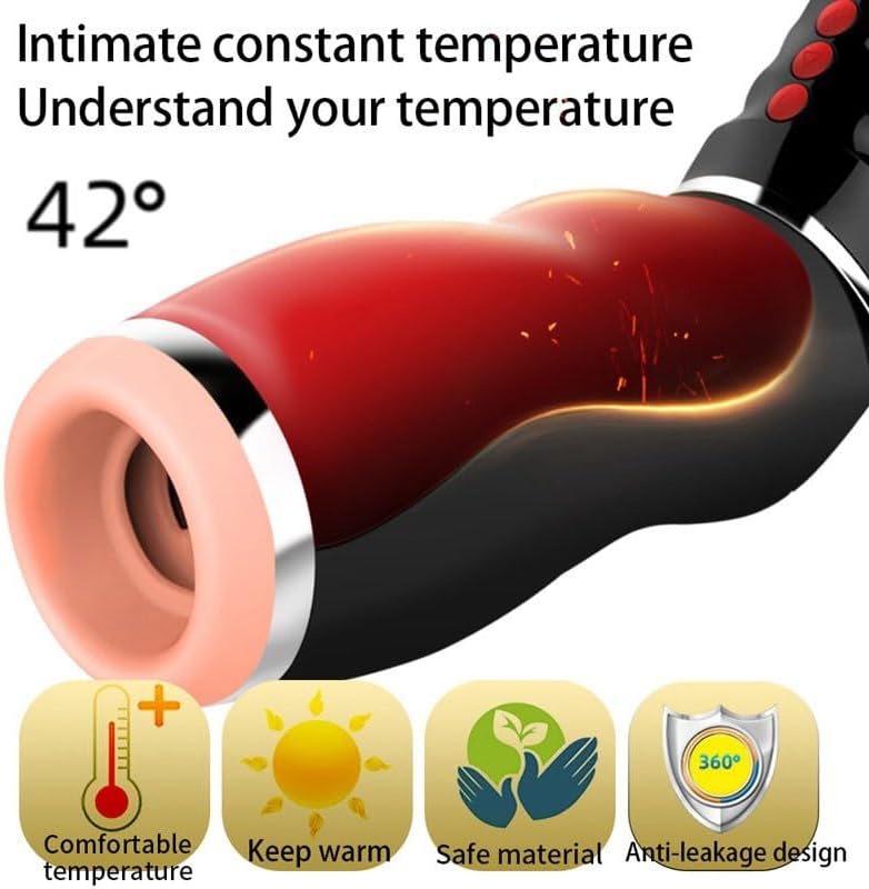 JITEM Portable Utility Tool, Fully Automatic Men's Fitness Equipment, Multi-Speed Frequency Conversion, Intelligent Heating, size