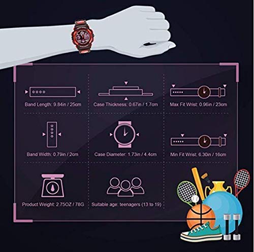 V2A Watch for Boys Age 7 and above Analogue-Digital Shock Resistant Alarm Calender Water Proof Sports Watch for Boys Age 7 to 16 Years - Image 6