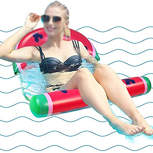 Aufblasbarer Pool Float Wassermelone Schwimmbett Schwimmring Luftkammer Wasserschlauch Pool Floß Extra Dickes…