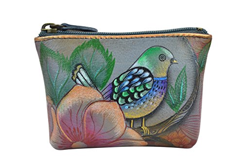 Anuschka Women’s Leather Coin Purse | Genuine Soft Leather | Hand-painted Original Art