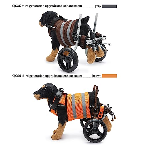 Fauteuil roulant pour chien de 3e génération pour sorties en forêt