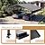 Patiowell 20x20 FT Metal Carport, Outdoor Heavy Duty Oversized Carport with Reinforced Frame and Steel Roof, All-Weather Garage Car Port Shelter, Versatile for 2 Cars, Truck, Boat and Tractor, Black
