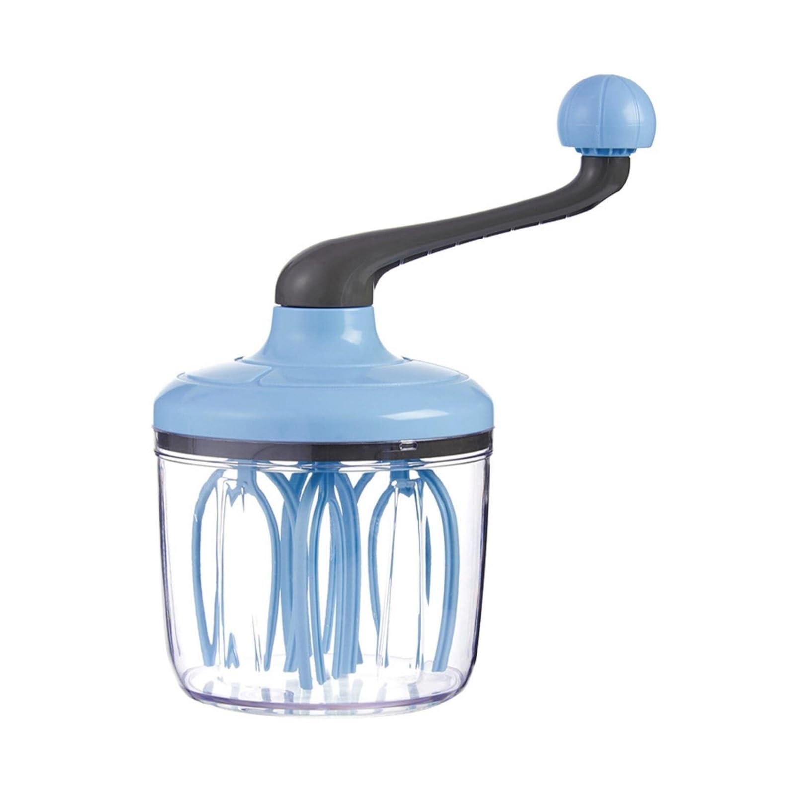 Frusta da Cucina Sbattitore Manuale Frullino for Le Uova Manuale, Frullatore for, Crema for, Utensili da Cucina for La Casa Frullatore Efficiente(Blue)