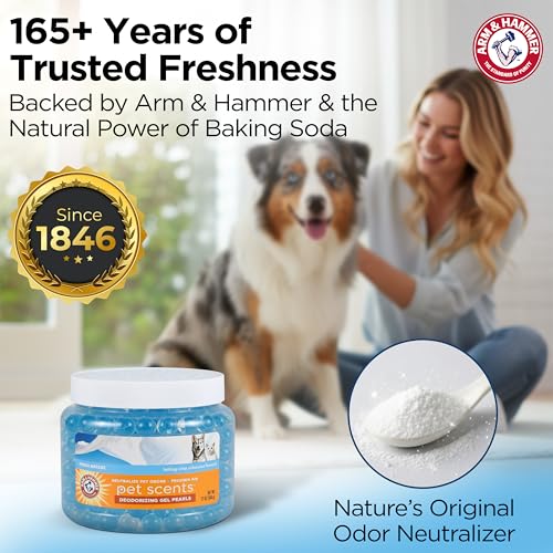Arm & Hammer Pet Scents Deodorizing Gel Beads, Fresh Breeze, 12 Oz - image 8