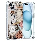 Trippy Hippy iPhone 13 Crescent Moon Case