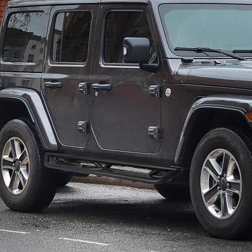 Estribos laterales para Jeep Wrangler JL 2018-2024 acero inoxidable miniatura 2