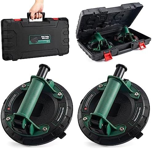 Elektrischer 8 Vakuum Glassauger 300KG Saugheber mit 1-4X Akku Saugnapf Fliesen Elektrischer 8 Vakuum Glassauger 300KG Saugheber mit 1-4X Akku Saugnapf Fliesen