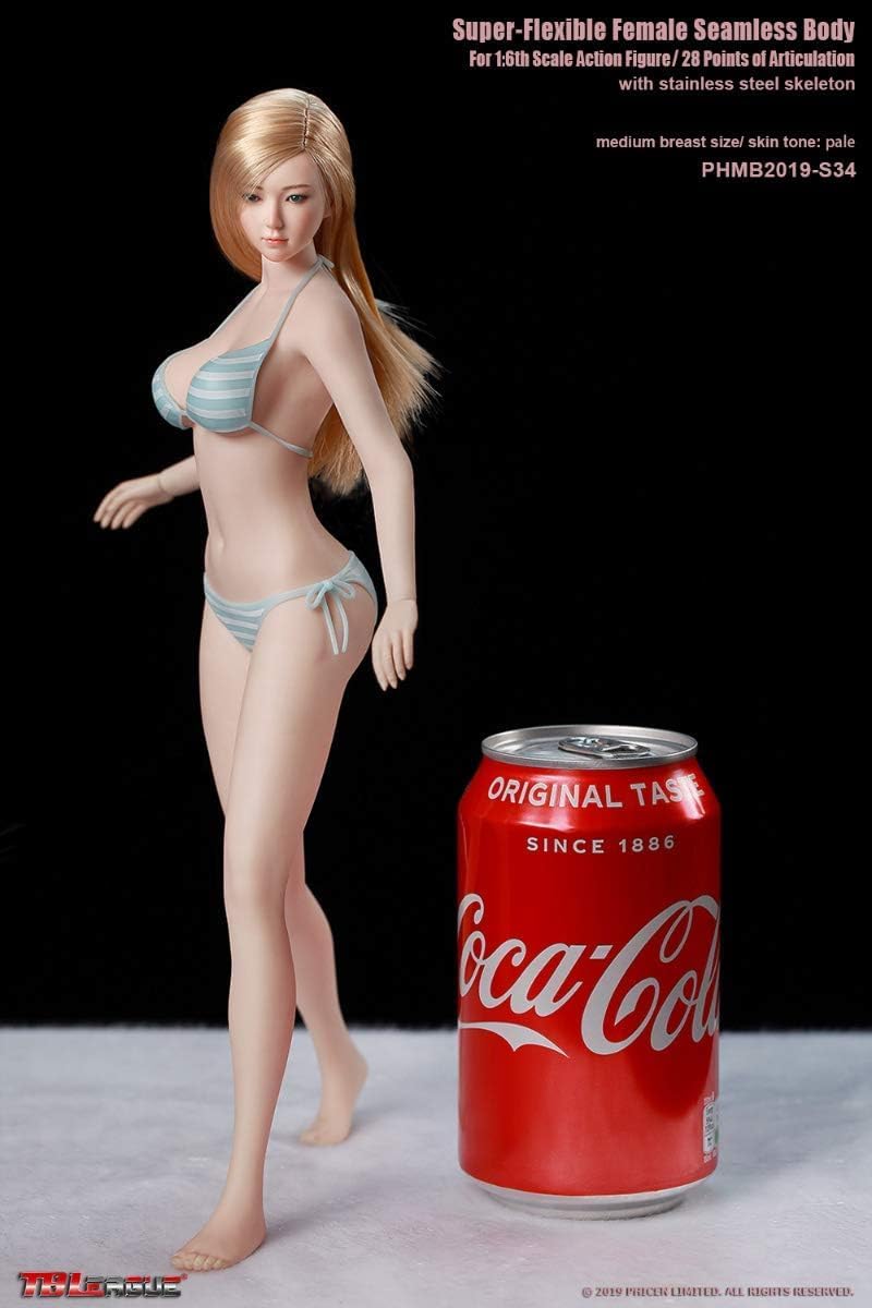 OBEST Tbleague 1/6 Pale Action Figures with Bikini Set,Head Sculpt and Base & Holder (PHMB2019-S34)