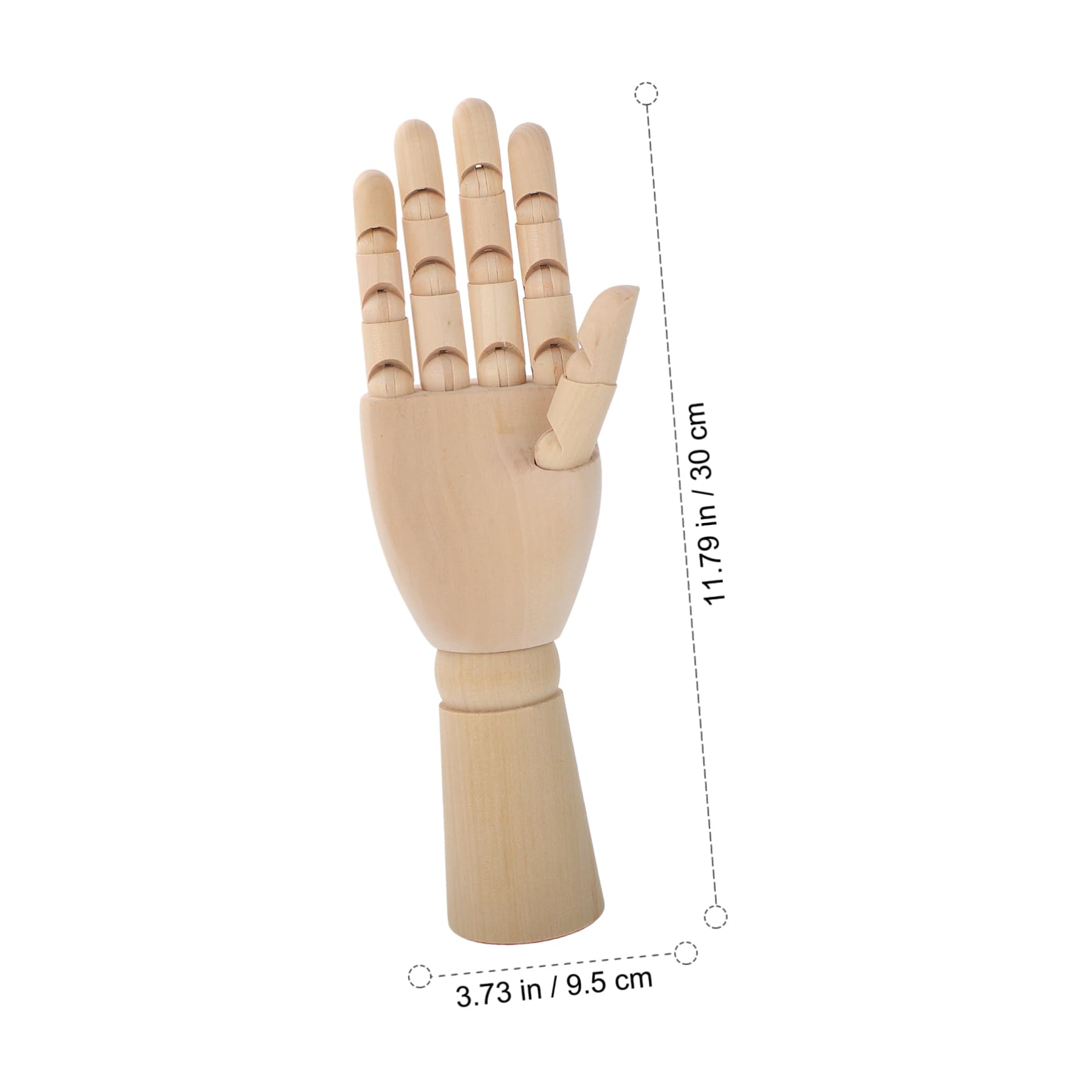 Bewegliche Holzhand Modell für Comic Skizzen, Beige