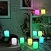 CANDLE CHOICE 24-Pack Realistic Color Changing Flameless Votive Candles Bright Battery Operated RGB Multi-Color LED Votives with Remote and Timer 1.5”x2” Party Wedding Birthday Holiday Décor Gift