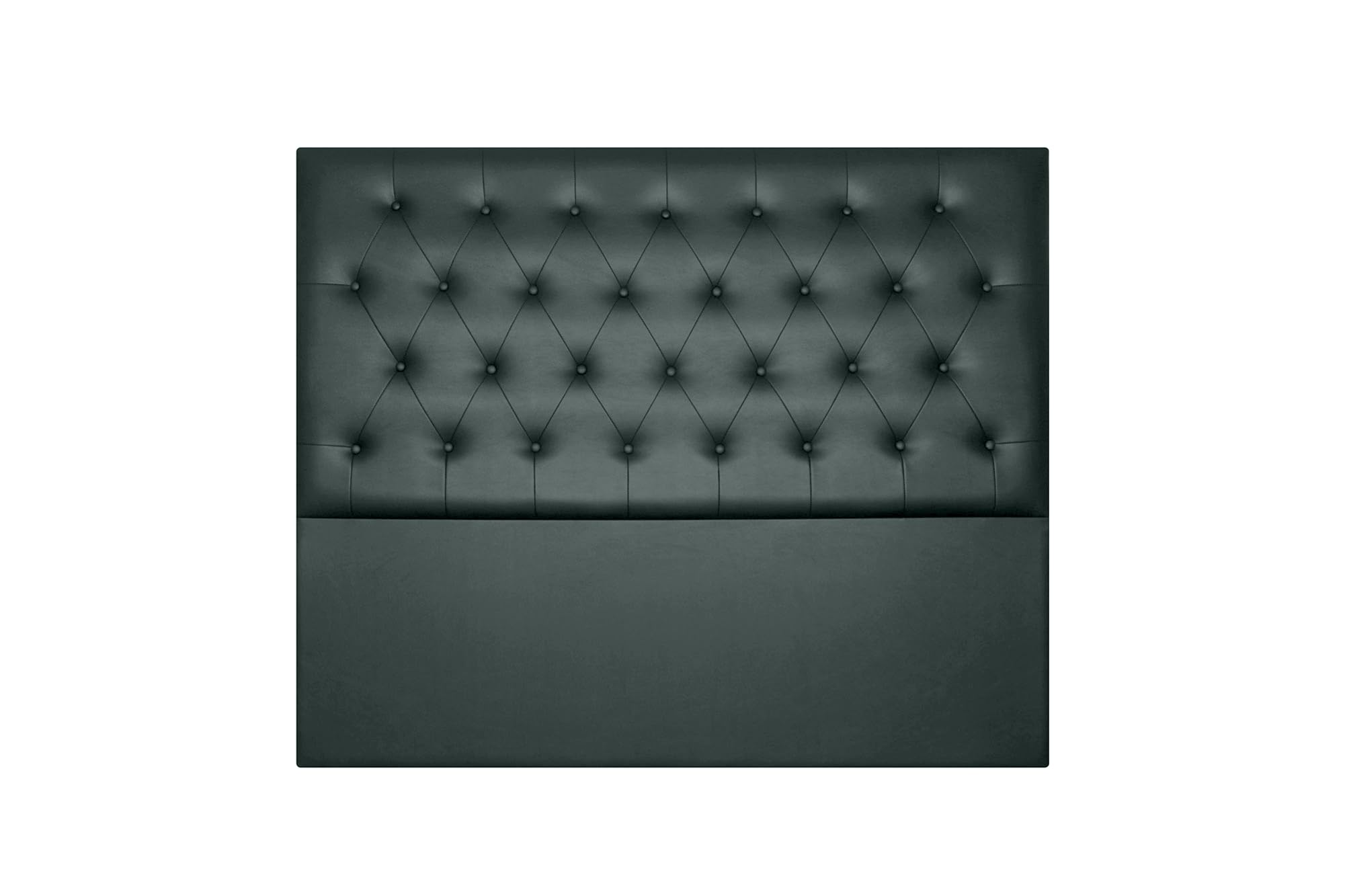 FISIO Dreams Cabecero Delux ROMBO Tapizado en Polipiel para Cama 90, 105, 135, 150, 160, 180 y 200 cm | Diseño Capitoné Chesterfield | Cabecero Acolchado Fabricado en España