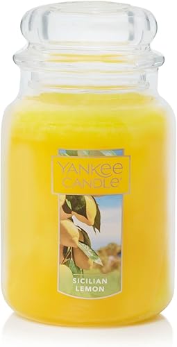 Miniatura 13 de Yankee Candle Sakura Blossom Festival - Vela en tarro grande, color rosa blanca Festival de la Flor de Sakura,Lavanda seca y roble,Amarillo,Lavanda