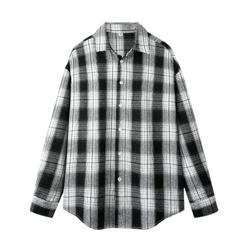 Chemise coupe ample homme avec motif carreaux et design colorblock