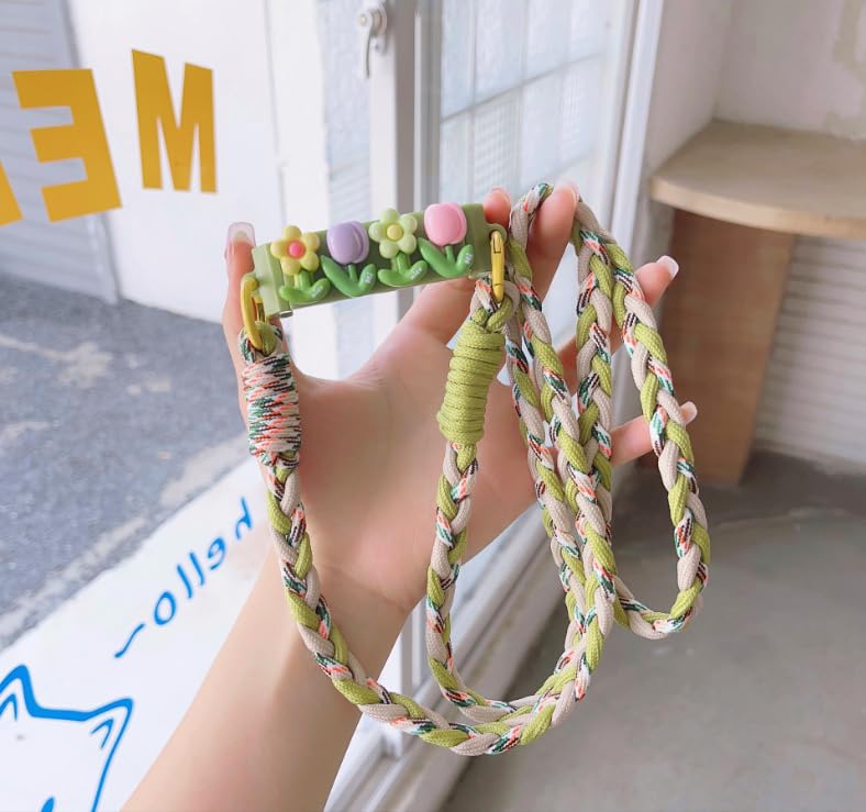 Pwsap Phone Lanyard Flowers Phone Case Clip, Universal Crossbody Cell Phone Lanyards Cellphone Chain Holders Wrist Strap - Image 2