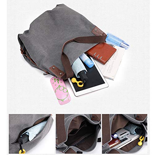 Handbag for Women Satchel Tote Bag Casual Canvas Pouch Handbags Purse Hobo Bag4