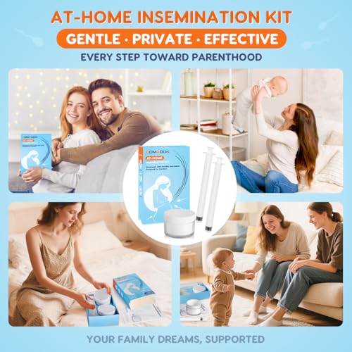 Image of At-Home Insemination Kit, Conception Support,10 Applicators & 2 Collection Cups Easy DIY Insemination for Minimal Sperm Waste & Family Planning,