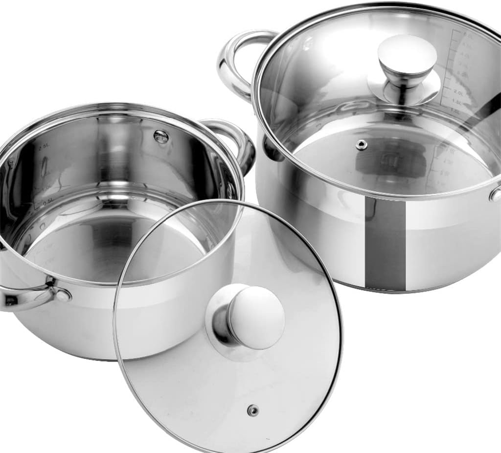 あおページ　業務用調理器具　ステンレススチール製 楽天市場】KIPROSTAR ステンレス片手鍋18cm（専用蓋セット）【業務用鍋