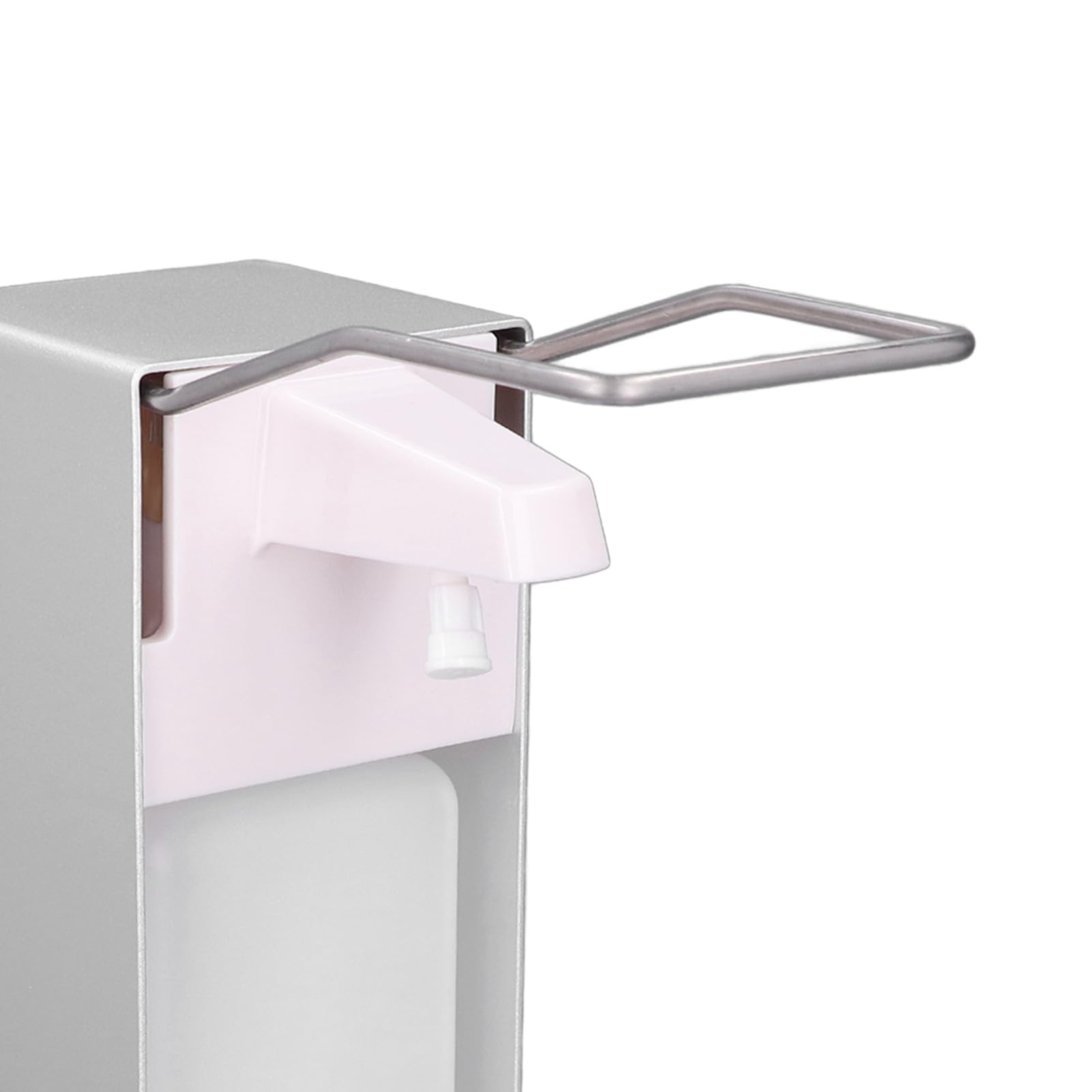 Nikou Dozownik mydła do montażu na ścianie, 1000 ml, dozownik szamponu, butelka do łazienki i kuchni, do rąk lub łokci, łatwa instalacja, wszechstronne zastosowanie
