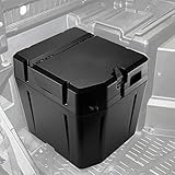 UTV Under Seat Box, kemimoto Dual Bin Storage Box Dry Box Compatible with 2018-2022 Polaris Ranger...