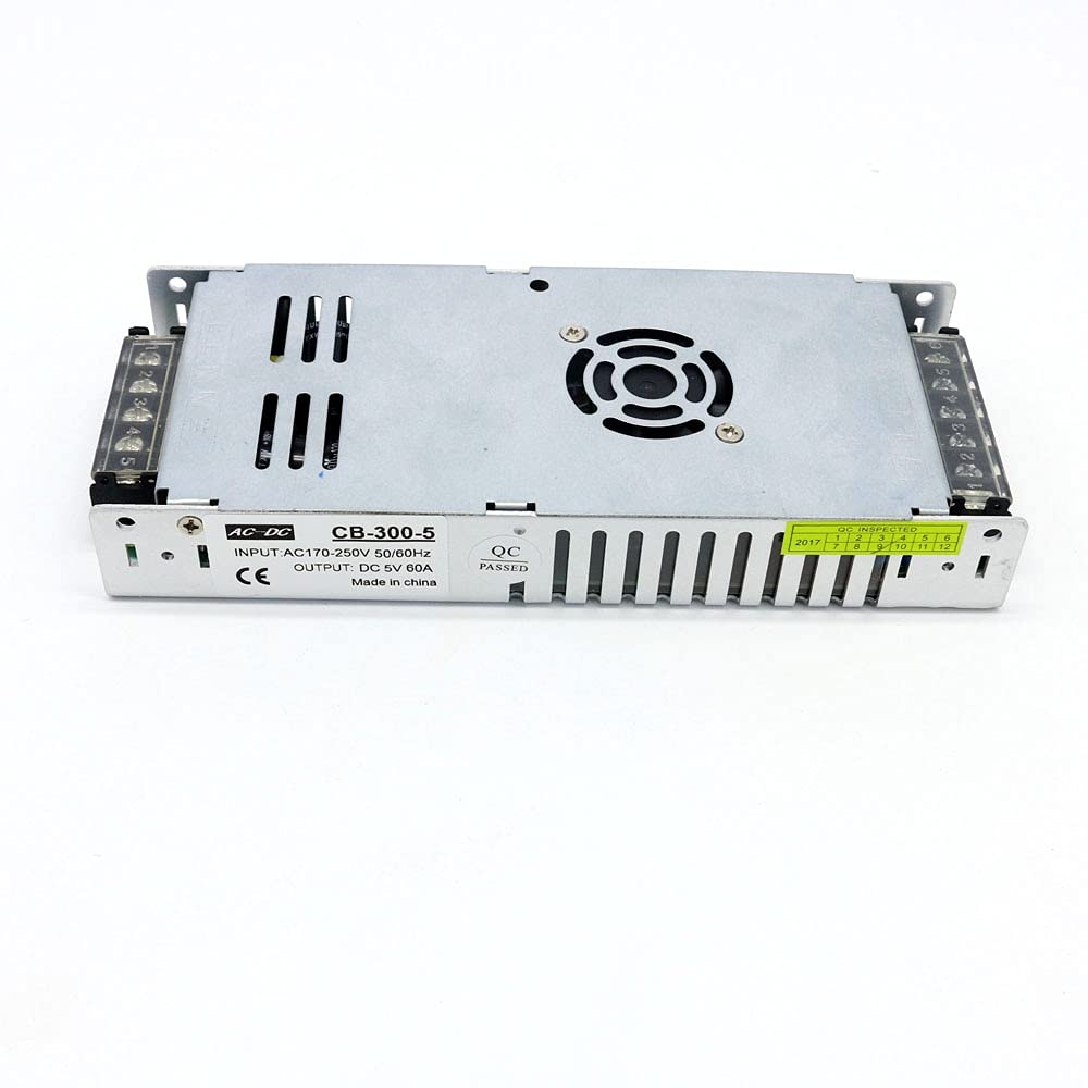 Alimentatore Interruttore Dc. 5 V 60A 300W. Display Driver Alimentatore AC 220V Ingresso Super Slim Volume Trasformatore di Alimentazione