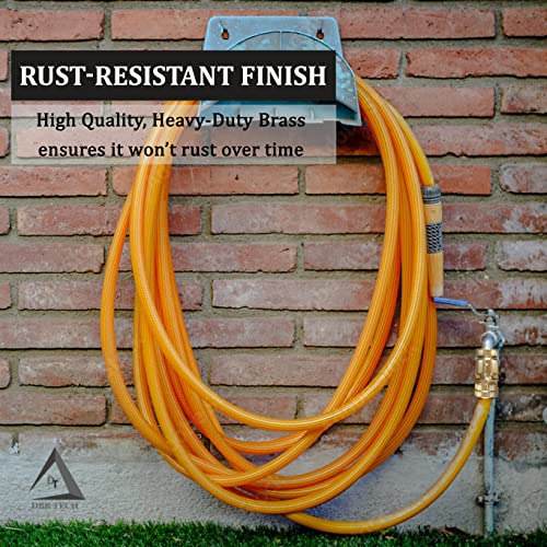 Quick Connect Garden Hose Fittings, Male And Female Solid Brass Connectors, Heavy-Duty Rust Resistant Coupler Supports High Water Pressure Systems, Easy Disconnect Fitting, 4-Pack, Et #TOP5