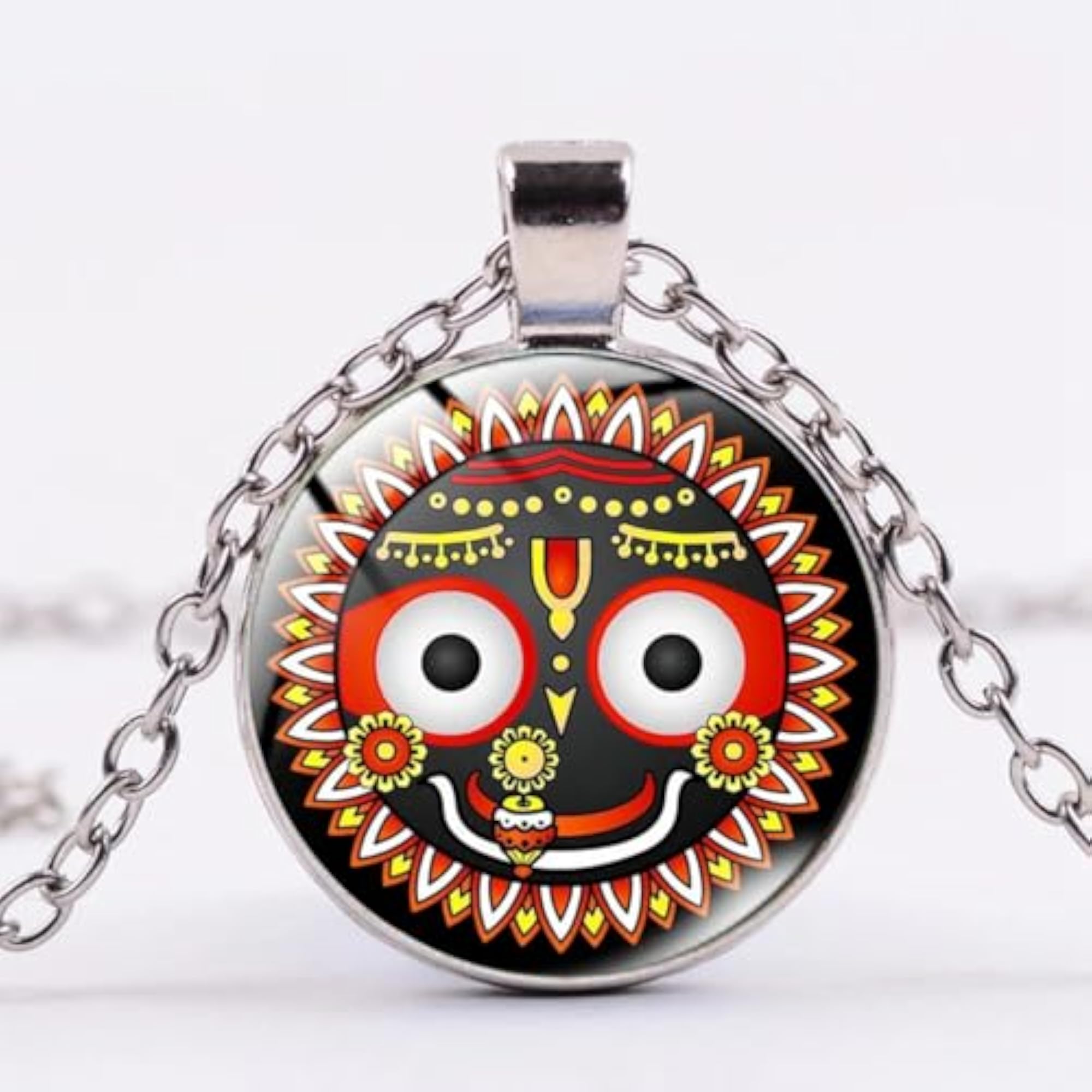Hindu God Jagannath Pendant Necklace for Men & Women