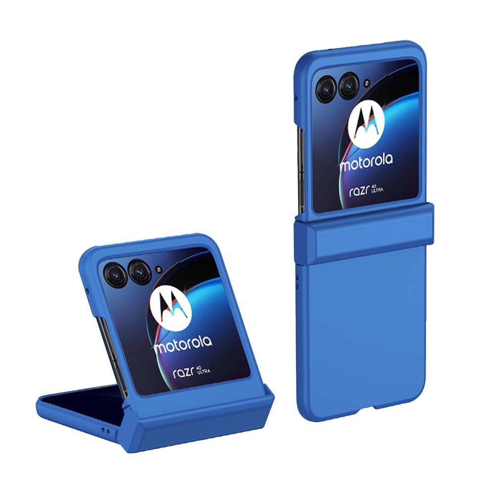 Cover Per Motorola Razr 50 Ultrasottile – Hard PC + Pellicola Posteriore, Protezione 360°, Compatibile Con Ricarica Wireless, Oro