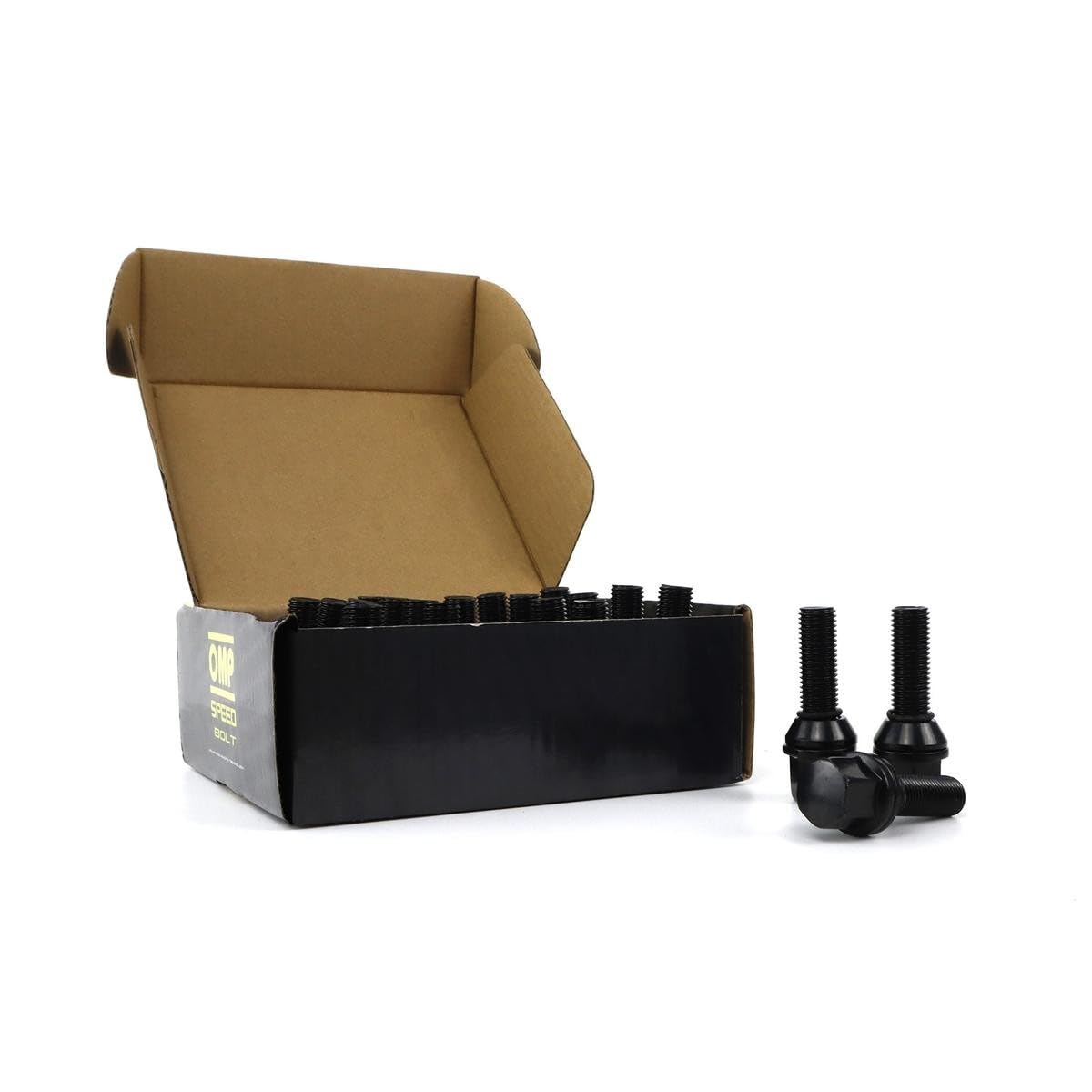 OMP Radschrauben Set - 20 Stück M14x1,5 - 27mm Grün & DIN 10.9