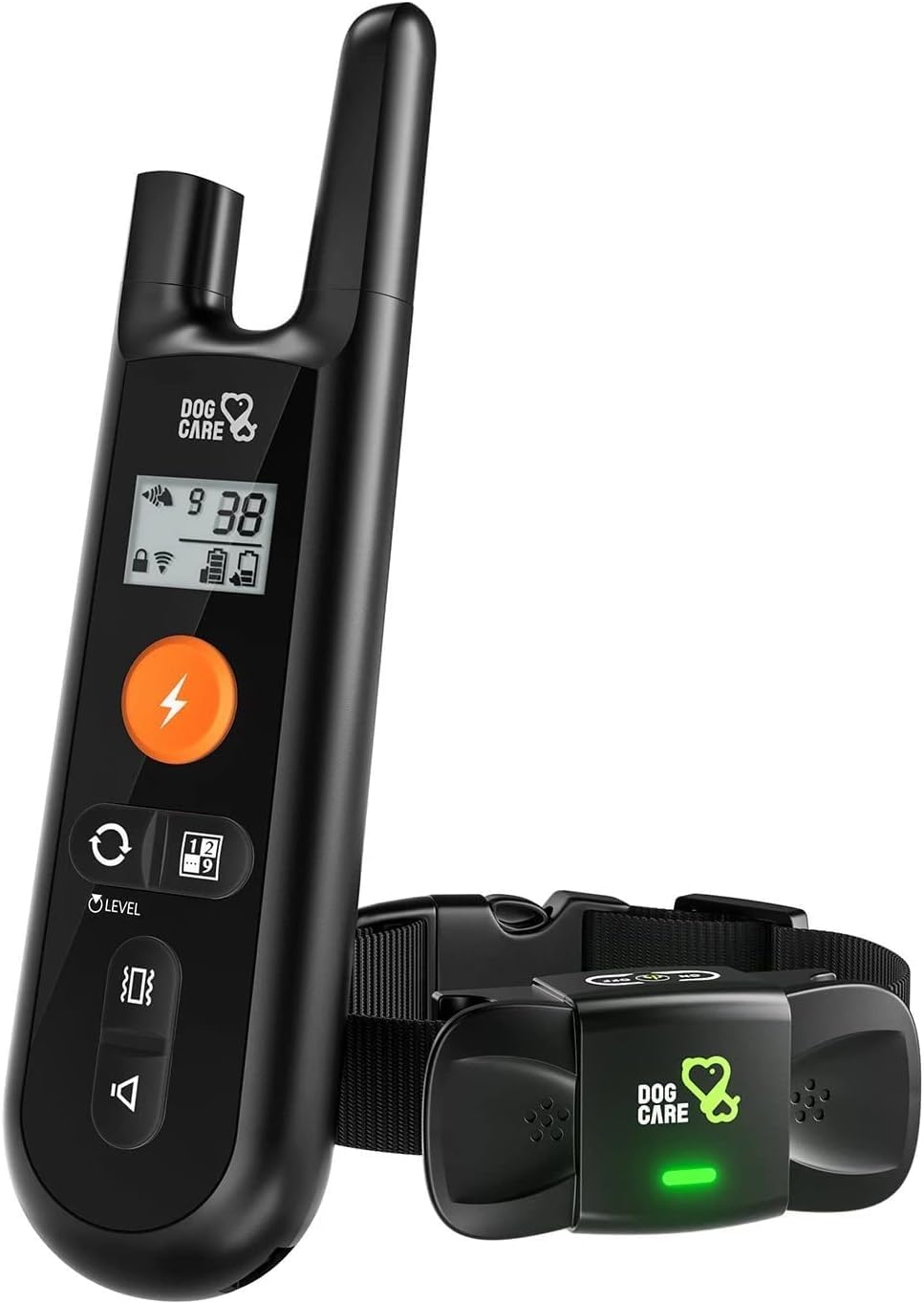 Dog Training Collar - Rechargeable Dog Shock Collar with Beep, Vibration and 3 Training Modes, Rainproof, Long Remote Range, Adjustable Shock Levels for Dogs with Remote