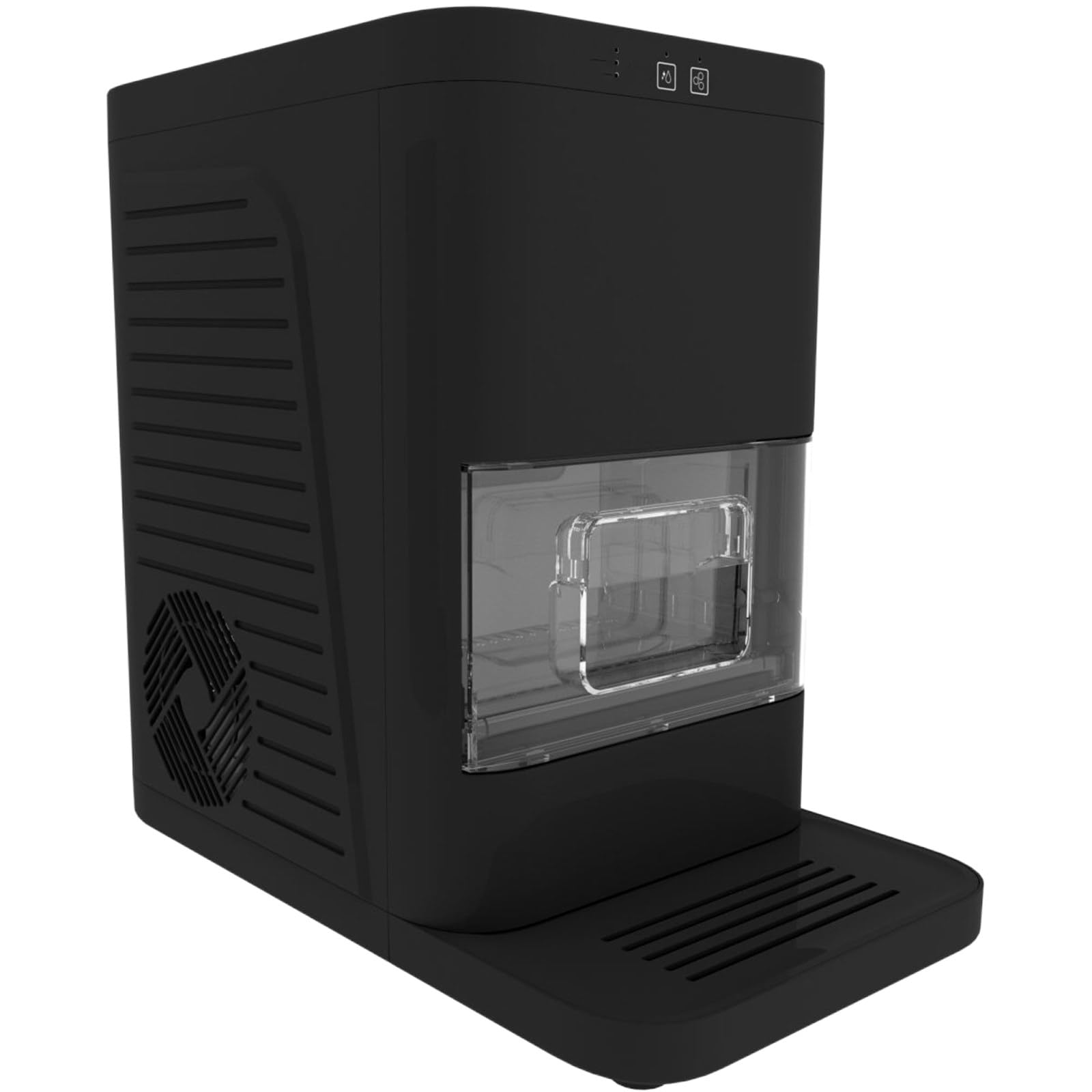 Sjyclaviger Sphere Ice Maker, 2'' Clear Ice Ball Maker, 2 Big Balls In 55mins, 42 Pcs/Day, Self-Cleaning Ice Machine, Automatic Cleaning, For Cocktails, Whiskey & Bourbon Black