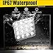 MUVKQC LED Work Lights for Truck 10pc 4.5 Inch Square LED Light Pods 12V 24V 48W 8000lm Cube Waterproof Off-Road Light Bar for Tractor Car Boat ATV UTV RV Golf Cart Lawn Mower
