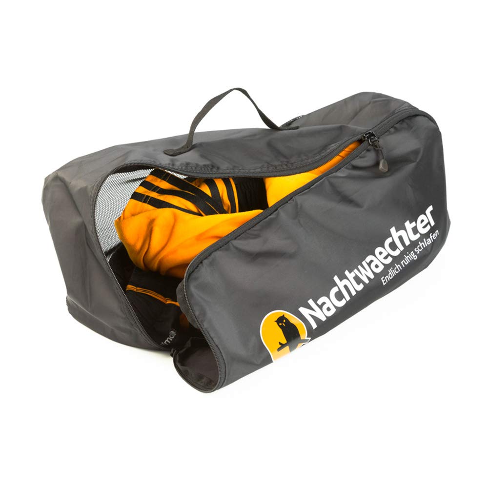 Nachtwaechter Rallonge Velcro et Sac de Voyage pour Gilet de Nuit, Ensemble Anti-ronflement