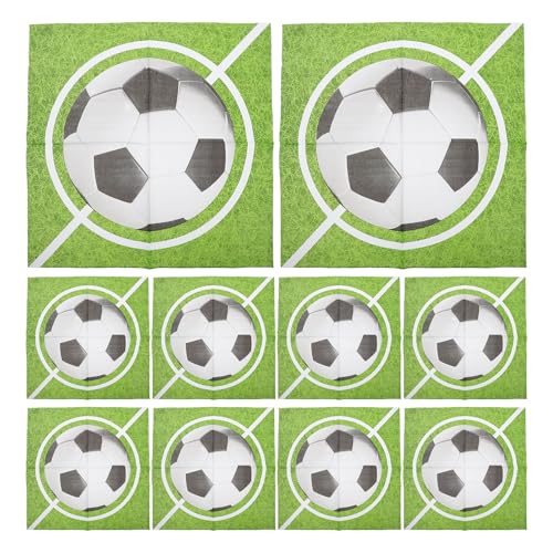Servilletas de fútbol para evitar manchas en cumpleaños y fiestas