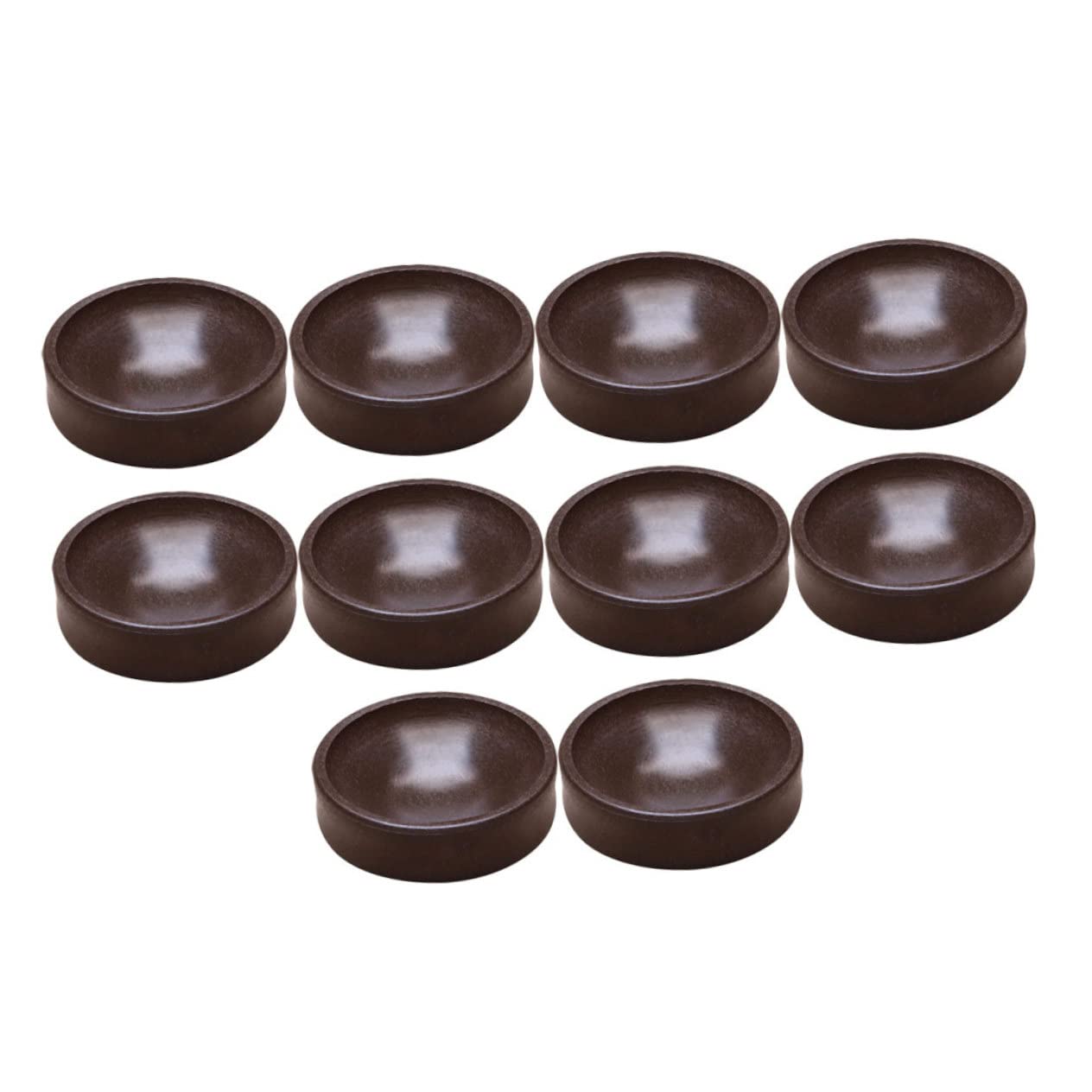 ULDIGI 10pcs Piano Casters Non-slip Foot Pads for Home Plastic Caster Cups Grand Piano Pads Non-skid Piano Mats