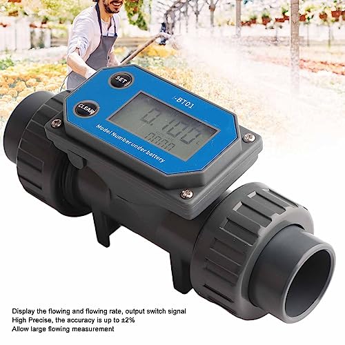 Débitmètre à affichage numérique compteur d'eau UPVC 10-150L/min pour mesure précise - 2