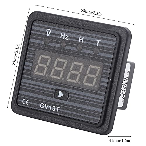 Image of Oumefar 40-70HZ 0.5 Level 3 in 1 Generator Digital Meter 220V 380V AC Panel Mounting Meter GV13T for Generator Voltage Frequency Display(220V System)