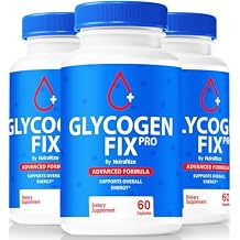 3 Pack Glycogen Fix Pro Capsules, All-Natural Blood Support Formula, Premium Supplement To Support Healthy Lifestyle and Maintain Stable Levels, Official GlycogenFix Pro Reviews 180 Capsules