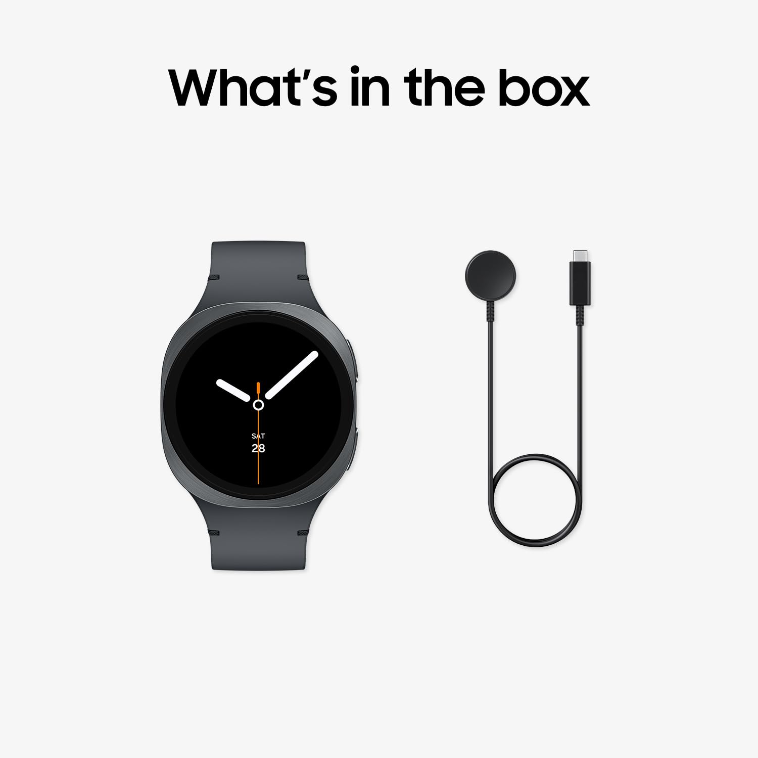 Samsung Galaxy Watch8 Smartwatch 40 mm Bluetooth Graphite Fitness-Uhr mit Galaxy AI