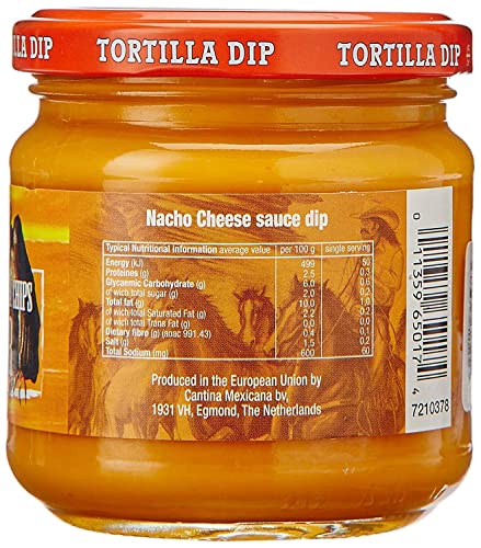 Image of Cantina Mexicana Nacho Cheese Dip Sauce | Mexican Cuisine | Seasoning & Spread | contains Cheddar Cheese, Tomato Paste, Vegetable Oil & Milk | Used for Tacos, Burritos & Nachos | Vegetarian (190g)