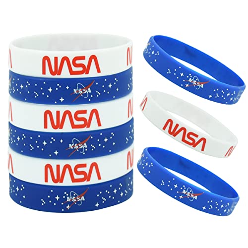 Vuzvuv 18 Pcs Nasa Rubber Bracelets, Outer Space Design Silicone ...