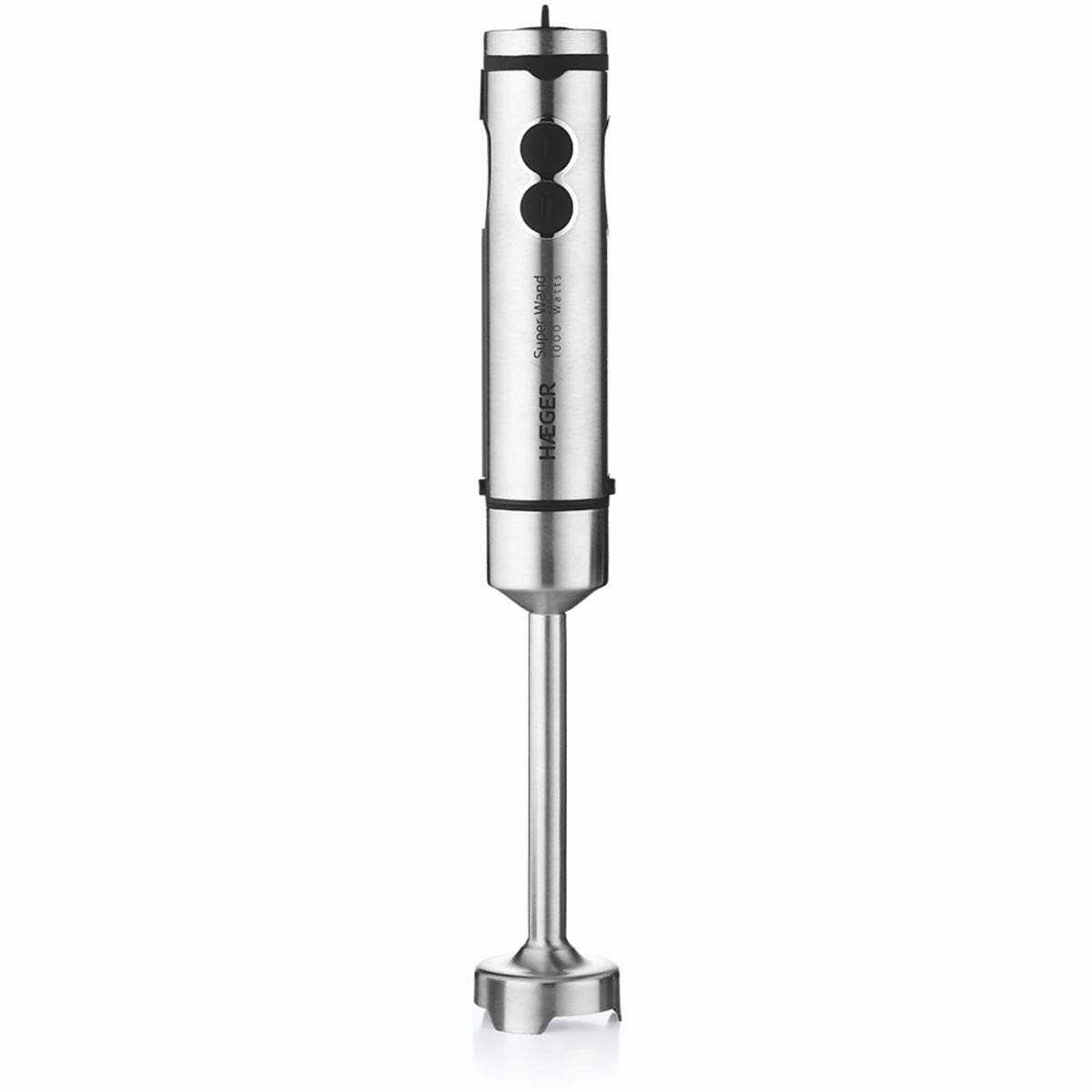 HAEGER Super Wand – Hand Blender 1000W, High Performance Titanium Blender, Progressive Speed Control, Stainless Steel Foot