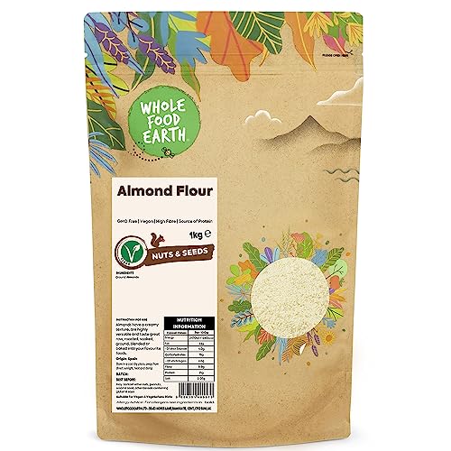 Wholefood Earth Almonds Flour 1 kg | GMO Free | High Fibre | Source of Protein