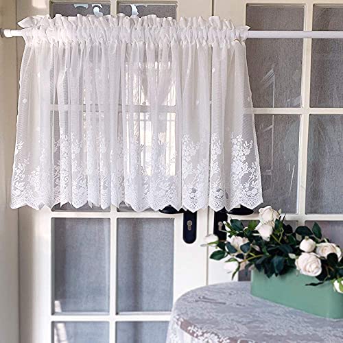 Cortinas de kitchen de estilo pastoral para dar calidez y luz natural a tu cocina 2
