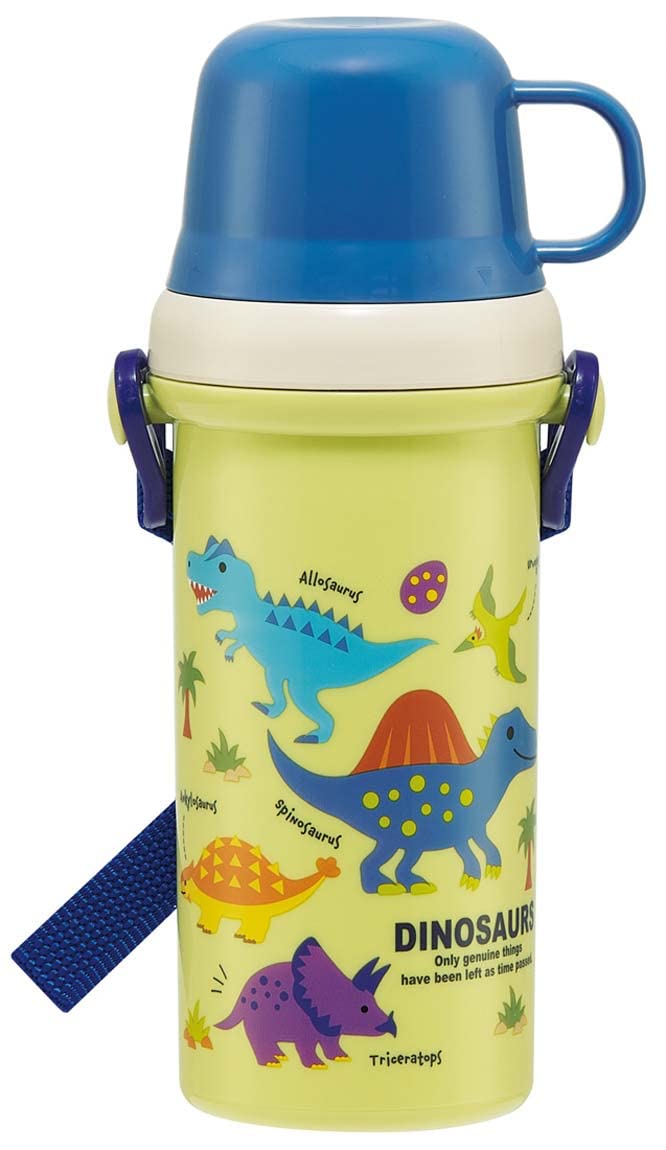 Gourde Enfant avec Gobelet Intégré 480ml Modèle Skater Disney Dinosaure Garçon