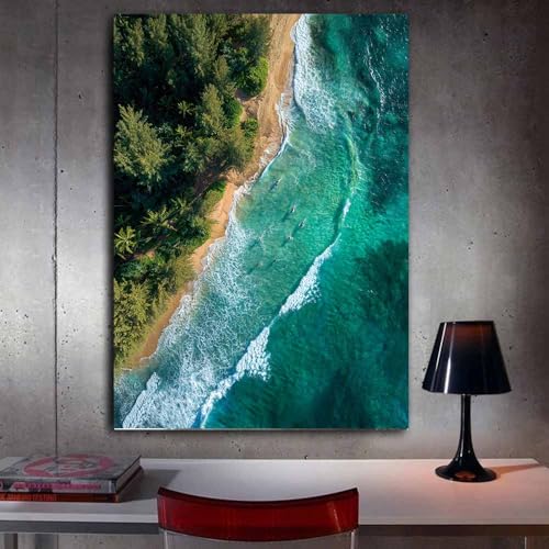 Impression d'art paysage nature HUYEEI grand format 70x100cm aux finitions haut de gamme - 3