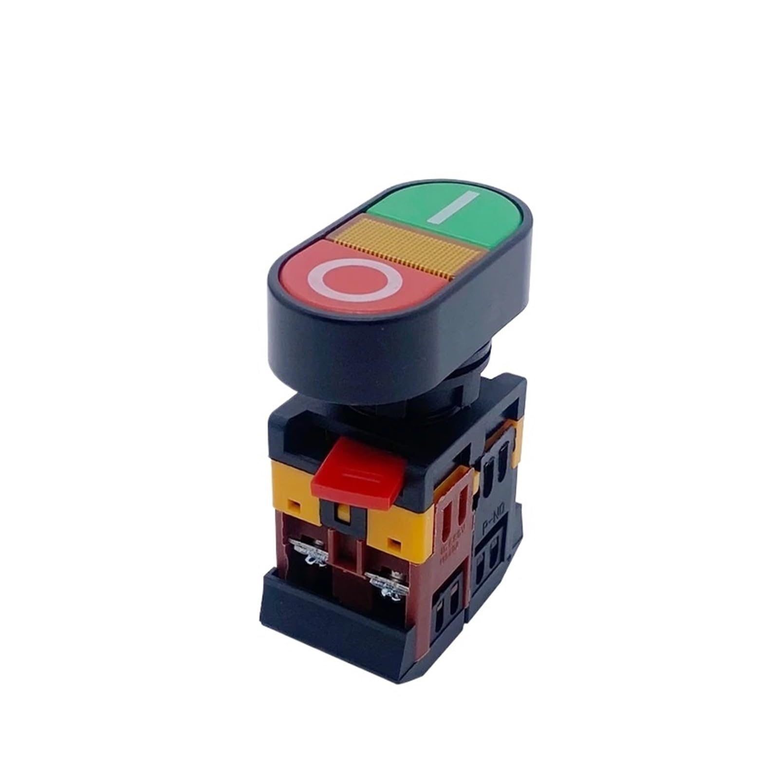 JGNAYRKJQI 22mm Push Button Switch 220V APBB-22N Momentary Reset Two Positions(220V)