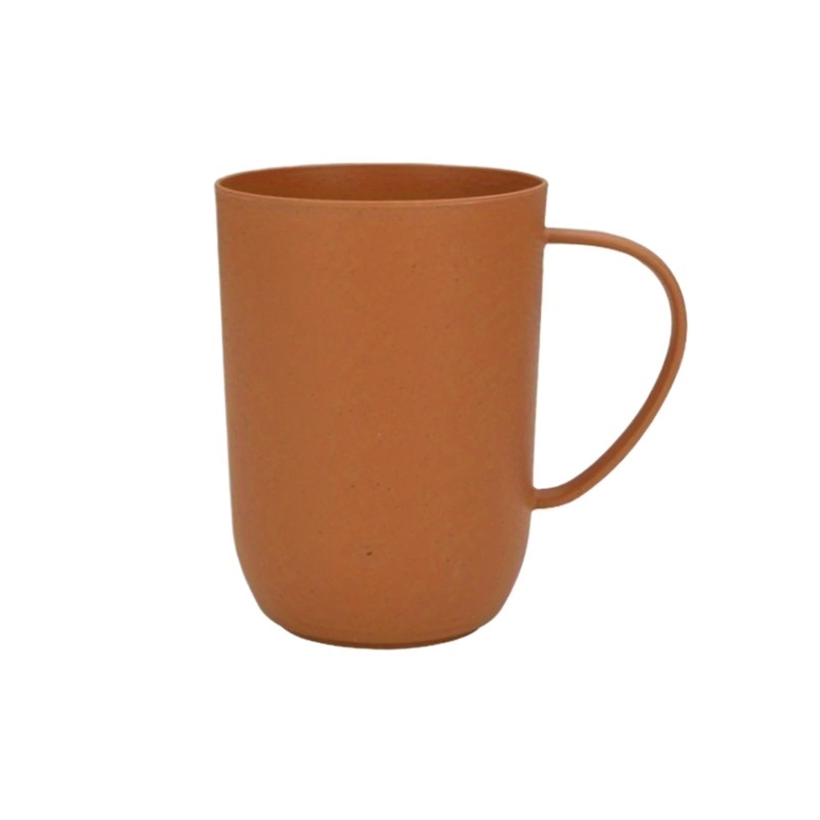 2Pcs Reusable Coffee Mugs, Water Bottle Mouthwash For Restaurant for Toothbrushes(Dark Orange)