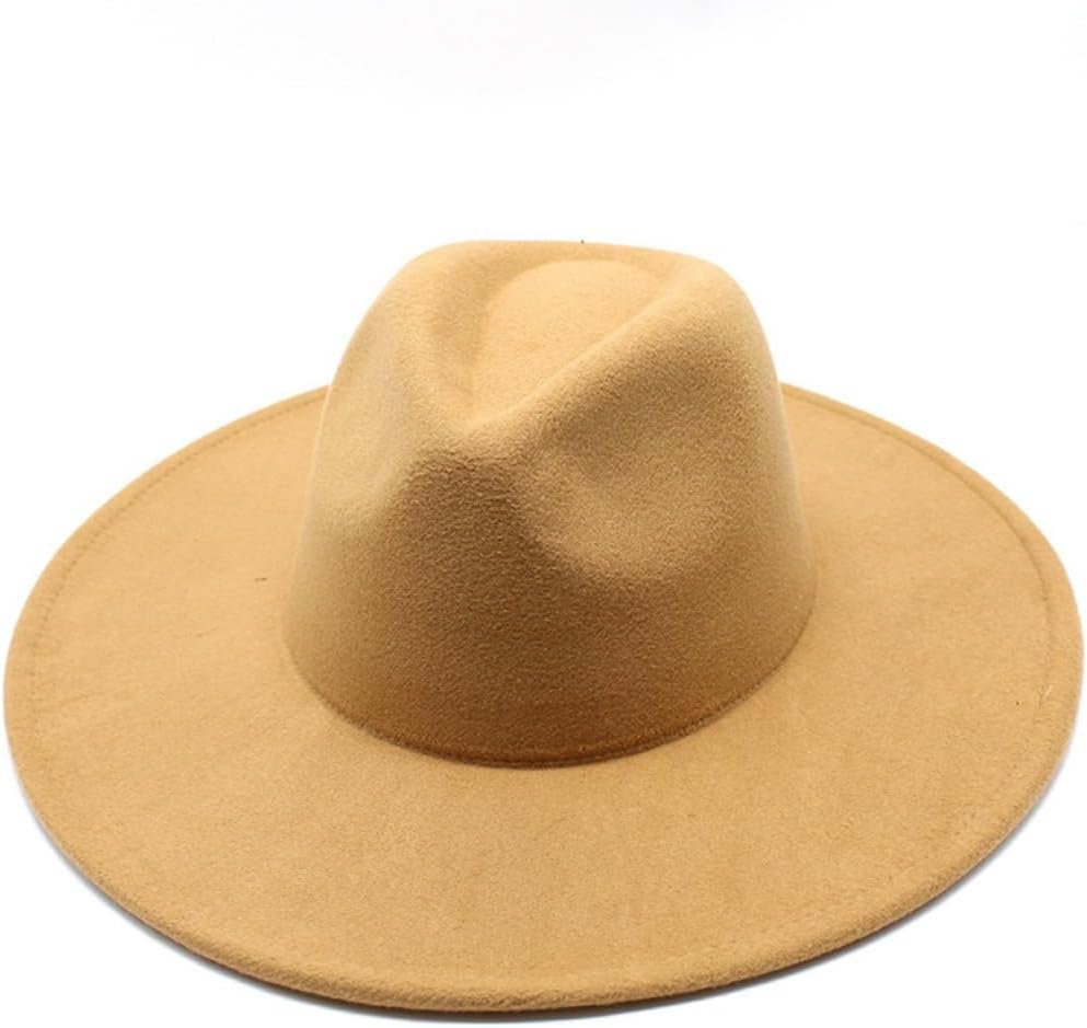 Classic Wide Brim Cotton Hat, 2-Inch Brim, Black, Regular Fit, Fitted Closure