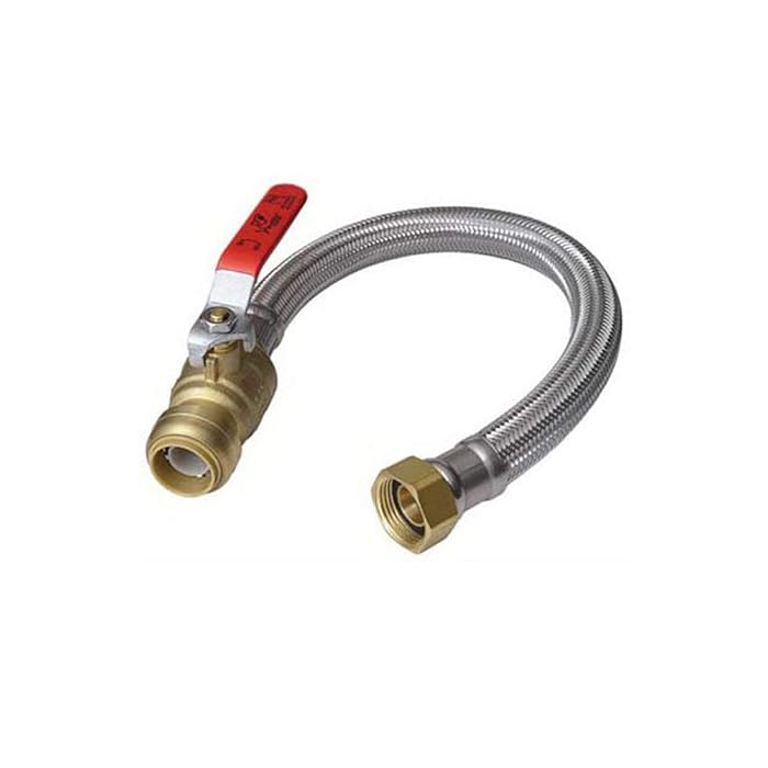 Buy SharkBite U3068FLEX18BVLF Flexible Water Heater Connector with Ball